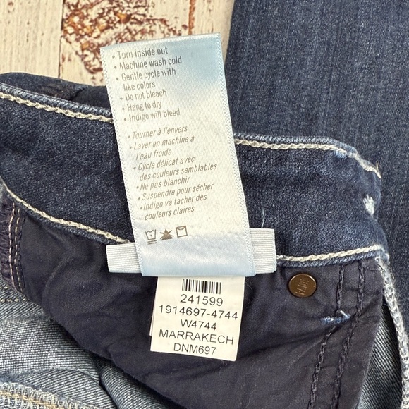 Paige “HOXTON CROP” skinny blue jeans Size 27 - Picture 5 of 12